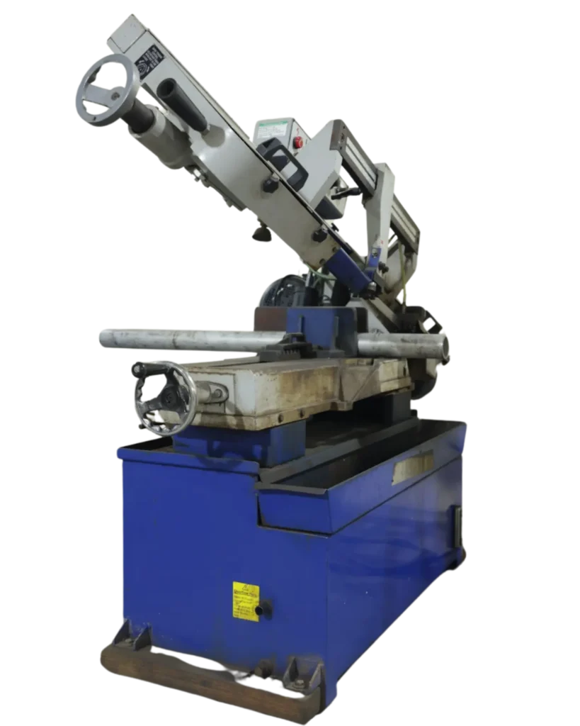 Pipe bandsaw machine with capability to cur pipes upto 4 inch NPS